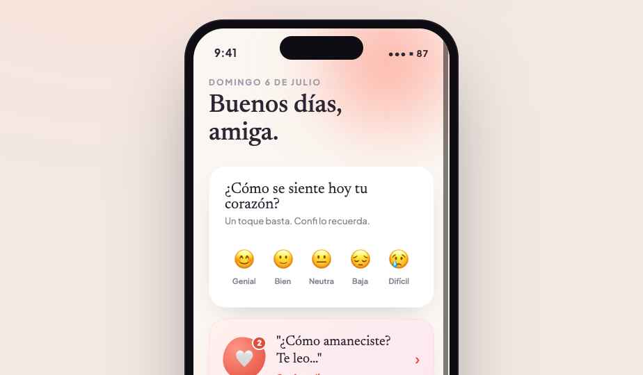 Pantalla de inicio de My Confi