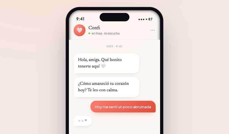 Chat con voz humana en My Confi